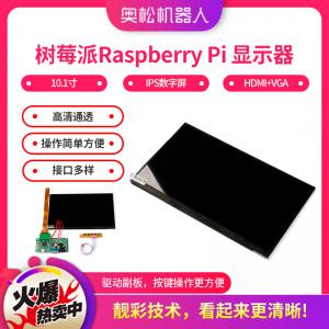樹莓派Raspberry Pi 顯示器 樹莓派10.1寸IPS數字屏HDMI+VGA